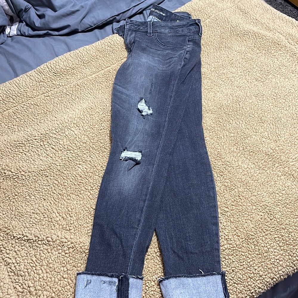 Maurices black jeans!